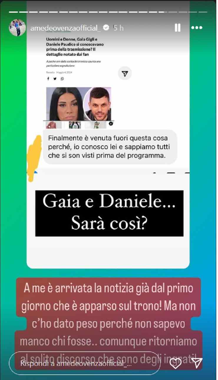 Uomini e Donne scoop